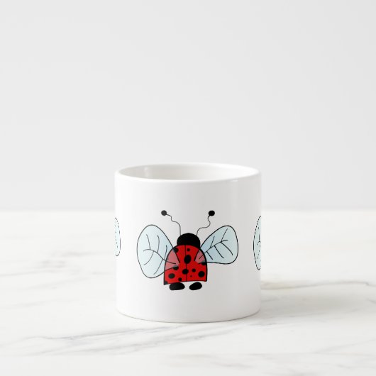 Tasse Expresso Coccinelle (Devant)