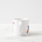 Tasse Expresso Cocker Spaniel silhouette moderne (Dos)