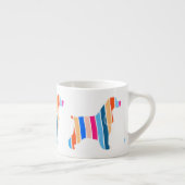 Tasse Expresso Cocker Spaniel silhouette moderne (Droite)