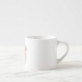 Tasse Expresso Coeur Anatomique Rouge (Droite)