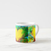 tasse expresso coeur or (Devant droit)