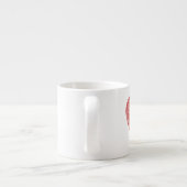 Tasse Expresso Coeur roux (Dos)