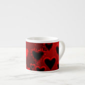 Tasse Expresso Coeurs (Devant droit)