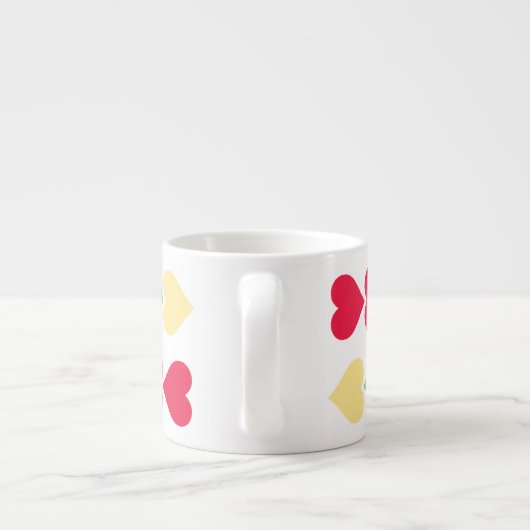 Tasse Expresso Coeurs (Dos)