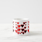 Tasse Expresso Coeurs (Devant)