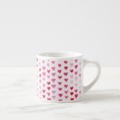 Tasse Expresso Coeurs d'aquarelle (Droite)
