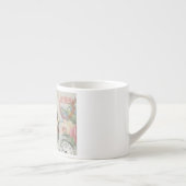 Tasse Expresso Cœurs de Lapin Blanc Alice Classique (Droite)