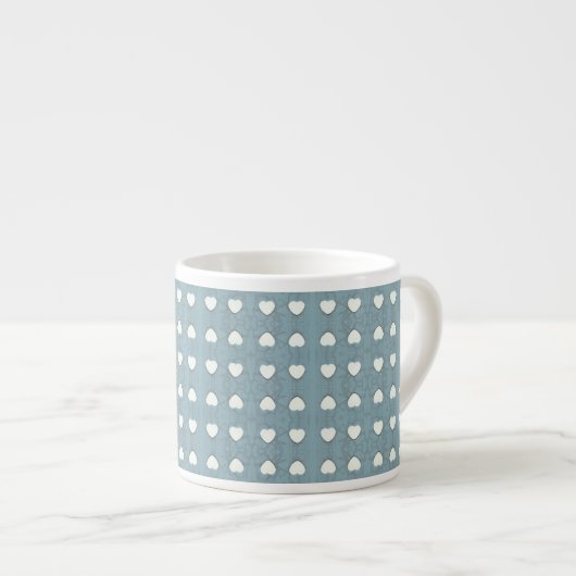 Tasse Expresso Coeurs de Marshmallow (Devant droit)
