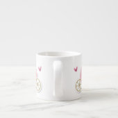 Tasse Expresso Coeurs de Parties scintillant de transport de Prin (Dos)