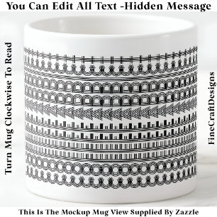 Tasse Expresso Coffee Addict Message caché Amusante nouveauté 111