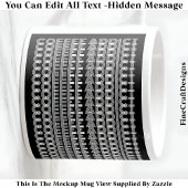 Tasse Expresso Coffee Addict Message caché Grosse nouveauté 111W