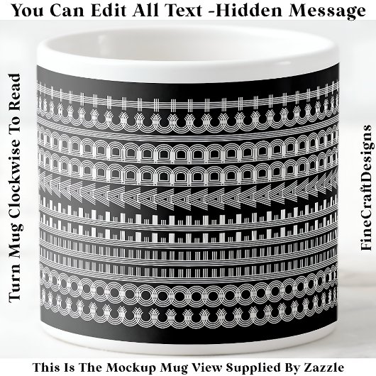 Tasse Expresso Coffee Addict Message caché Grosse nouveauté 111W