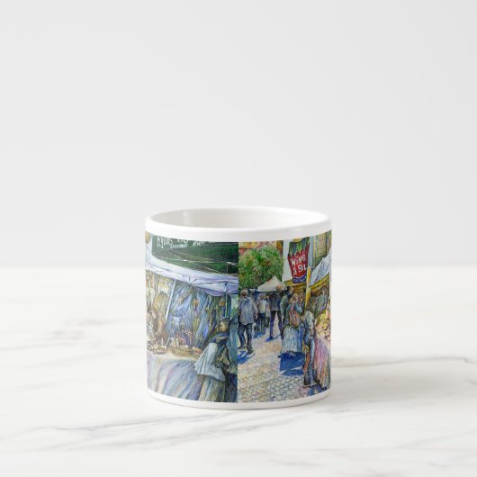 Tasse Expresso Coin de Flying Pig Farm et Wine a Bit. (Devant)