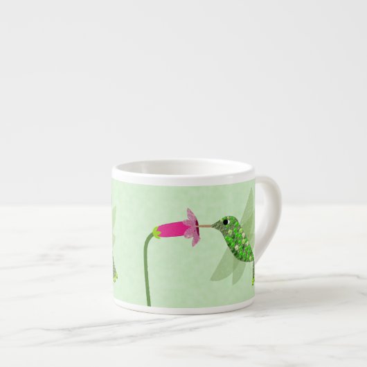 Tasse Expresso Colibri vert (Devant droit)