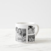 Tasse Expresso Collage Couple Photo & Citation Romantique Vous Ai (Devant droit)