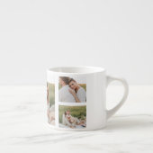 Tasse Expresso Collage Couple Photo & Hugs Et Baisers Phrase Love (Droite)