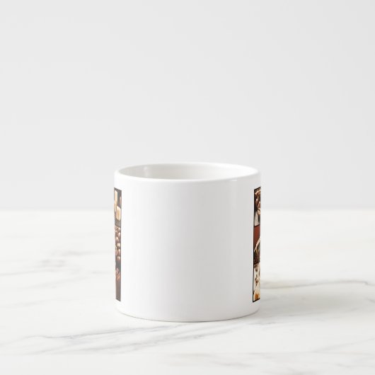 Tasse Expresso Collage de café (Devant)