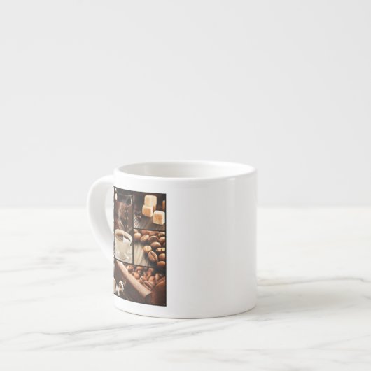 Tasse Expresso Collage de café (Devant gauche)