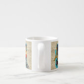 Tasse Expresso Collage romantique vintage Paris (Dos)