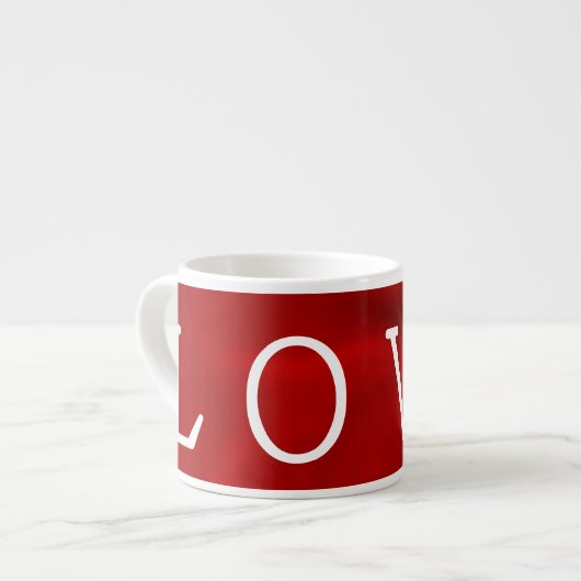 Tasse Expresso Collection Cadeaux Love You (Devant gauche)
