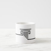 Tasse Expresso Colonne blanche (Devant)