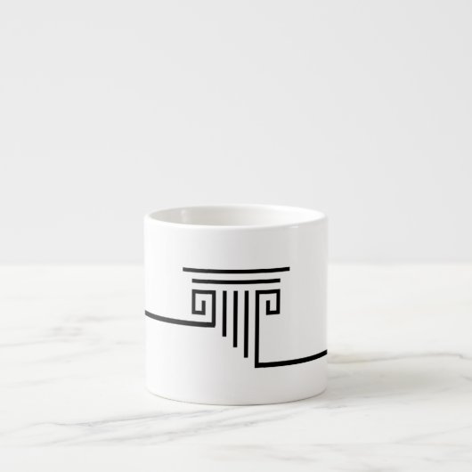 Tasse Expresso Colonne blanche (Devant)