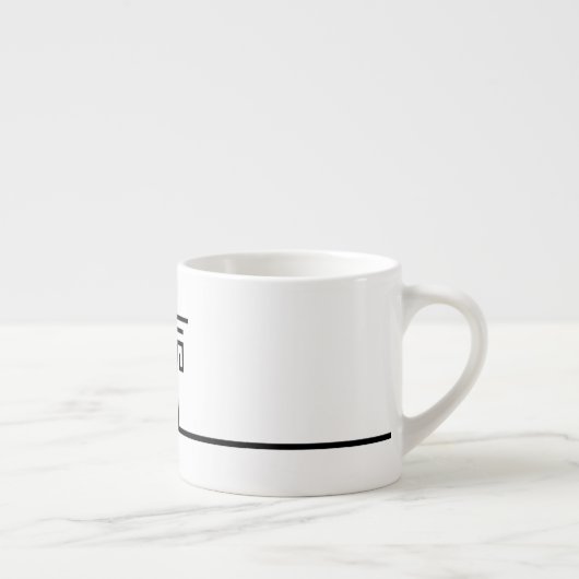 Tasse Expresso Colonne blanche (Droite)