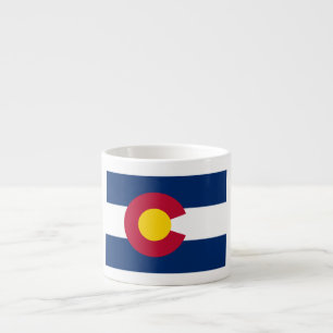 Tasse Expresso Colorado : Le drapeau américain du centenaire