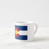 Tasse Expresso Colorado : Le drapeau américain du centenaire (Devant droit)