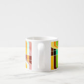 Tasse Expresso Coloré Funky Retro Inspiré (Dos)