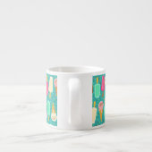 Tasse Expresso Colorful Ice Cream Pattern Summer  (Dos)