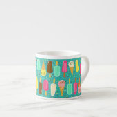 Tasse Expresso Colorful Ice Cream Pattern Summer  (Devant droit)