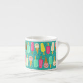 Tasse Expresso Colorful Ice Cream Pattern Summer  (Droite)