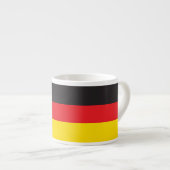 Tasse Expresso Combinaison de 3 couleurs, Drapeau (Devant droit)
