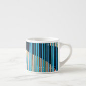 Tasse Expresso Conception à bande multicolore (Droite)