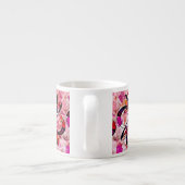 Tasse Expresso conception abstraite funky (Dos)