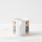 Tasse Expresso Conception de coeur Crustacé (Dos)