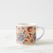 Tasse Expresso Conception de coeur Crustacé (Droite)