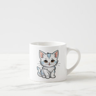 Tasse Expresso Conception de dessin de ligne de dessin animé de c