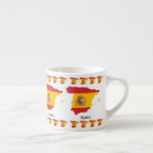 Tasse Expresso Conception de souvenir de drapeau de l'Espagne dan (Droite)