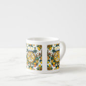 Tasse Expresso Conception de Trinacria sicilienne (Devant droit)