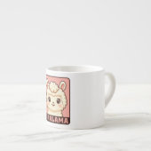 Tasse Expresso Conception d'illustration de lama mignon (Devant droit)