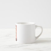 Tasse Expresso Conception d'illustration de lama mignon (Droite)