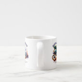 Tasse Expresso Conception "Motocross" (Dos)