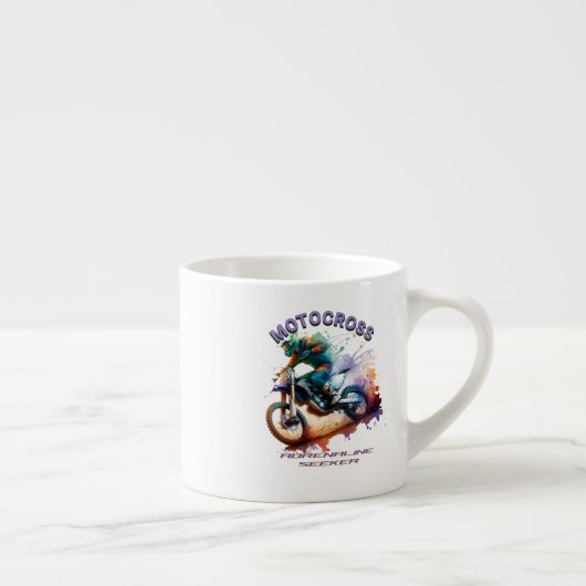 Tasse Expresso Conception "Motocross" (Droite)