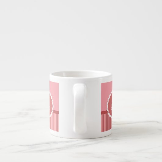 Tasse Expresso Conception rose de petit gâteau (Dos)