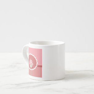 Tasse Expresso Conception rose de petit gâteau