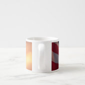 Tasse Expresso Conception splendide du 4 juillet - Feux d'artific (Dos)