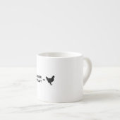 Tasse Expresso Conjecture ce qui, bout de poulet (Devant droit)
