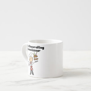 Tasse Expresso Connaisseur masculin de décoration de gâteaux